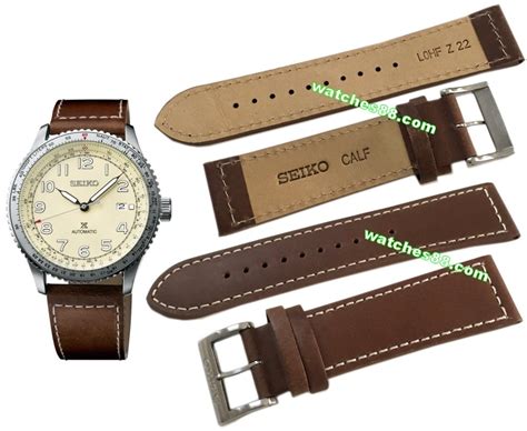 22mm seiko watch strap|seiko 22mm leather strap.